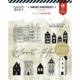 Tampon Clear Florilèges Design - SWEET HOME - Collection ENCHANTEMENT
