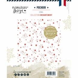 Pochoir FLORILEGES DESIGN  -  PLUS PRES DES ETOILES - Enchantement 