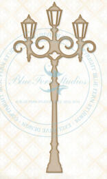 Chipboard Carton - Evening Lamp Post - Blue Fern Studios