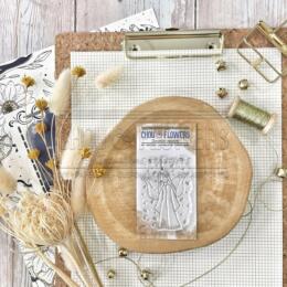 Tampon CLEAR - ANGE - STORYBOOK - Chou Flowers