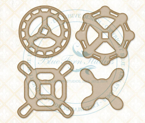 Chipboard Carton - Faucets - Blue Fern Studios