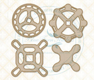 Chipboard Carton - Faucets - Blue Fern Studios