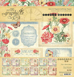 Graphic 45 - FLOWER MARKET - Collection Pack 30x30