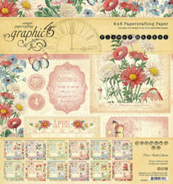 Graphic 45 - FLOWER MARKET - Collection Pack 8x8 ( 20cm )