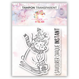 Tampon Clear - SAVOURER CHAQUE INSTANT - Collection Nos petits Plaisirs d'Hiver - Love In The Moon