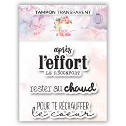 Tampon Clear - APRES L'EFFORT - Collection Nos petits Plaisirs d'Hiver - Love In The Moon