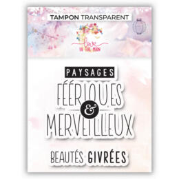 Tampon Clear - BEAUTES GIVREES - Collection Nos petits Plaisirs d'Hiver - Love In The Moon