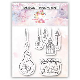 Tampon Clear - BOULES A NEIGE - Collection Nos petits Plaisirs d'Hiver - Love In The Moon