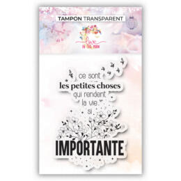 Tampon Clear - LES PETITES CHOSES - Collection Nos petits Plaisirs d'Hiver - Love In The Moon