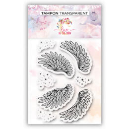 Tampon Clear - TU ME DONNES DES AILES - Collection Nos petits Plaisirs d'Hiver - Love In The Moon