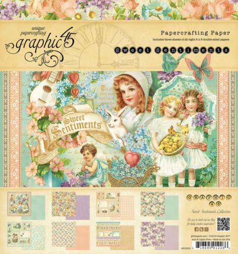 Graphic 45 - SWEET SENTIMENTS - Collection Pack 20x20