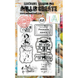 Tampon Clear Aall And Create - N°571 POTION LABELS