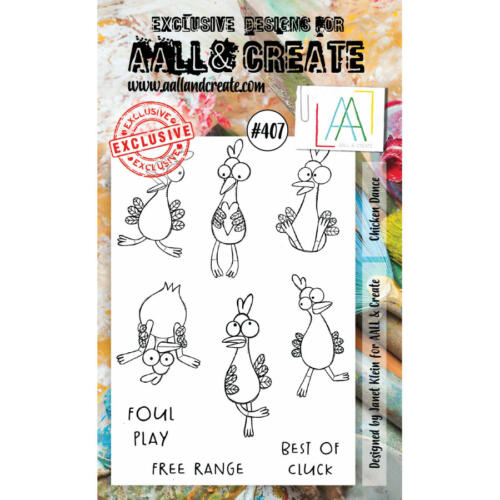 Tampon Clear Aall And Create - N°407 CHICKEN DANCE