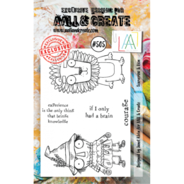 Tampon Clear Aall And Create - N°505 SCARECROW & LION