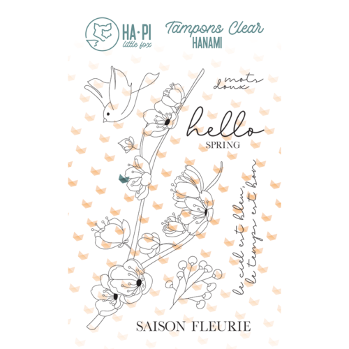 Tampon Clear - SAISON FLEURIE - Collection Hanami - Ha.Pi Little Fox