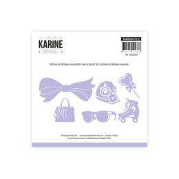 Dies Découpe Les Ateliers de Karine - Matrice de découpe RAINBOW FILLE - Collection RAINBOW