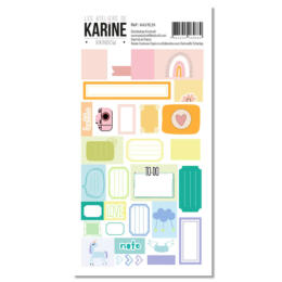 Les Ateliers de Karine - RAINBOW Stickers 9.7x17