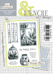 Tampon Clear - MY HAPPY PLACE - L'Encre & l'Image