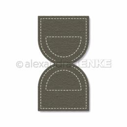 Matrice Découpe Alexandra Renke - BAG HANDLE SMALL  Dies Etiquette pour Sac Kraft