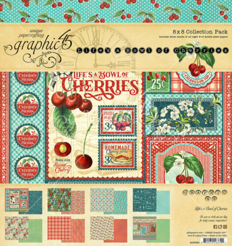 Graphic 45 - LIFE'S A BOWL OF CHERRIES - Collection Pack 20x20