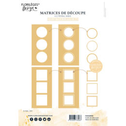 Dies Découpe Florilèges Design - Matrice découpe TRIOS DE FENETRES - Collection A Petits Pas
