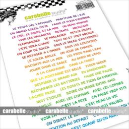Tampon Cling Carabelle Studio - Art Stamp - MINI MOTS 4