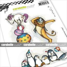 Tampon Cling Carabelle Studio - Art Stamp Mistrahl - LES ANIMAUX FONT LEUR CIRQUE