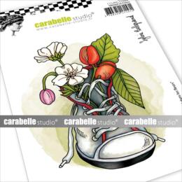 Tampon Cling Carabelle Studio - Art Stamp Sylvie Belgrand - UN PIED DANS LES FLEURS