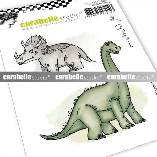 Tampon Cling Carabelle Studio - Art Stamp Mistrahl - DINAUSORES