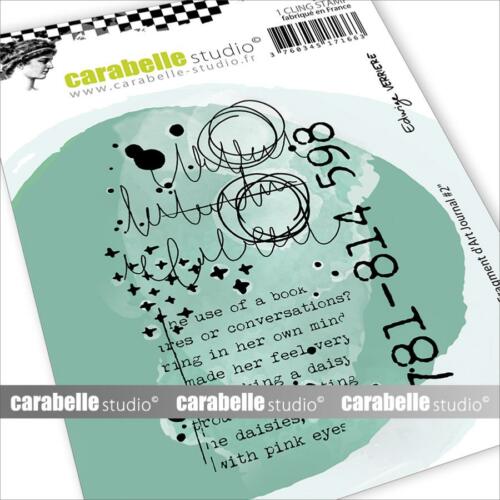 Tampon Cling Carabelle Studio - Art Stamp Edwige Verrière - FRAGMENT D'ART JOURNAL 2