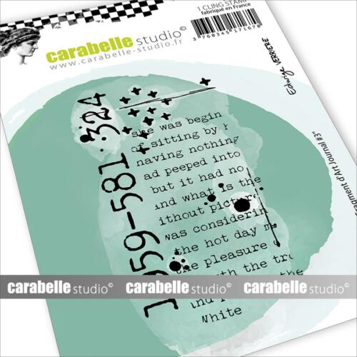 Tampon Cling Carabelle Studio - Art Stamp Edwige Verrière - FRAGMENT D'ART JOURNAL 3
