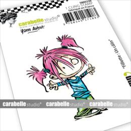 Tampon Cling Carabelle Studio - Art Stamp Yann Autret - FILLETTE UN CALIN
