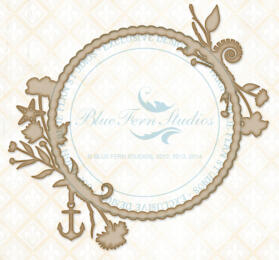 Chipboard Carton - Seaside Frame - Blue Fern Studios