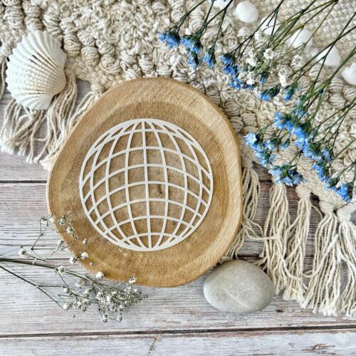 Pochoir CHOU AND FLOWERS - Masque SPHERE - Collection GLOBE TROTTER