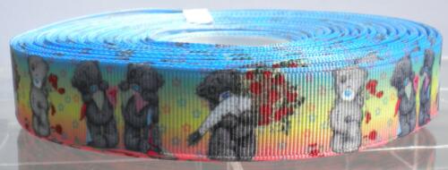 Ruban Imprimé fantaisie - OURS LOVE