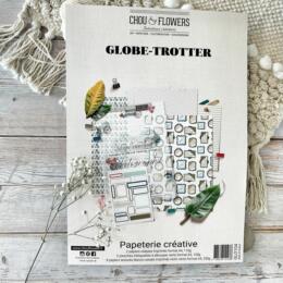 Chou And Flowers - PAPETERIE CREATIVE A4 - Globe Trotter