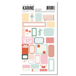 Les Ateliers de Karine - BONJOUR L'ETE Stickers 9.7x17