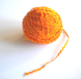 Ruban Croquet - 3mm ORANGE
