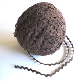 Ruban Croquet - 3mm MARRON