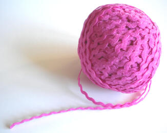 Ruban Croquet - 3mm FUSCHIA