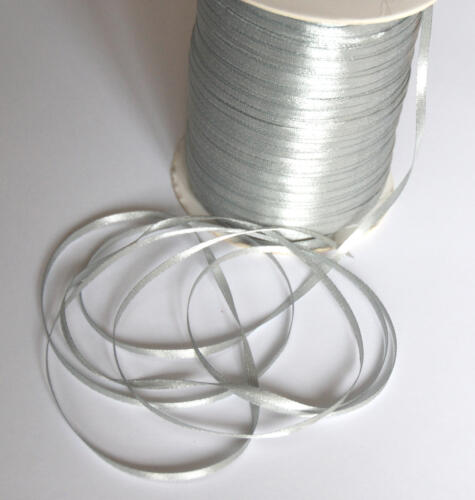 Ruban Satin -  3mm GRIS 