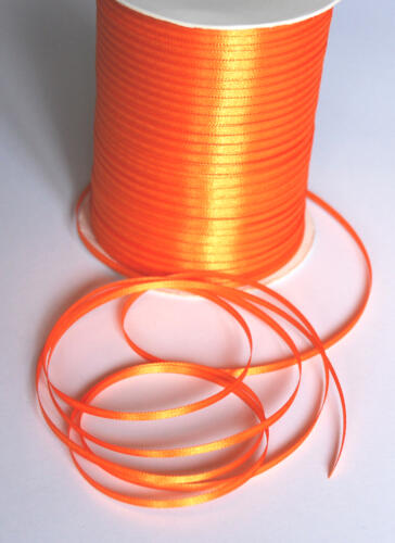 Ruban Satin -  3mm ORANGE